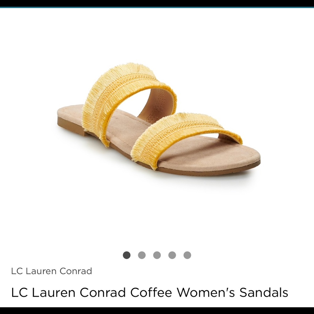 Lauren Conrad Yellow Sandals